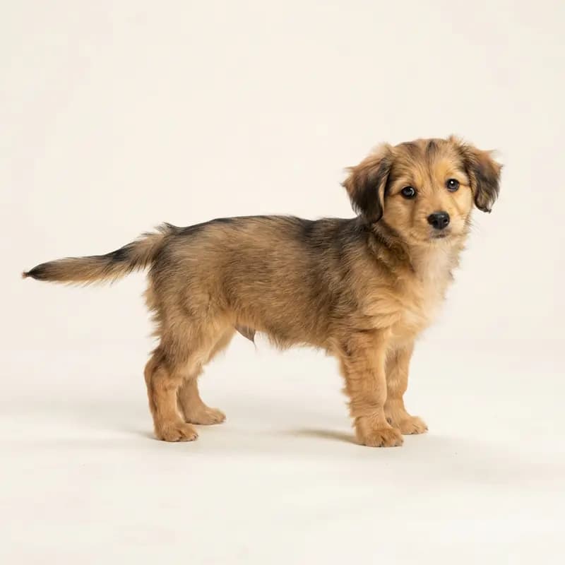 Corgipoo Welpe in Sable