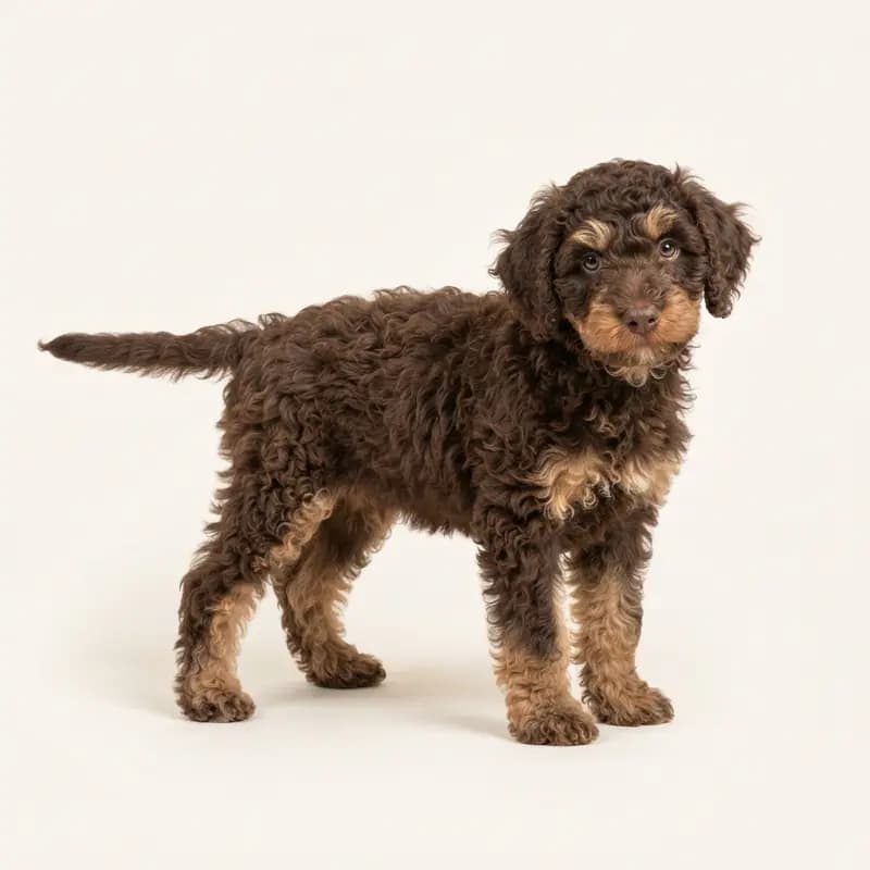 Lagotto Romagnolo Welpe in Kahverengi-tan