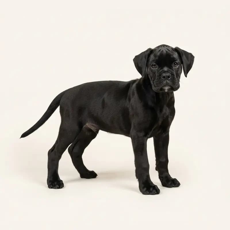 Boxer Welpe in Sort