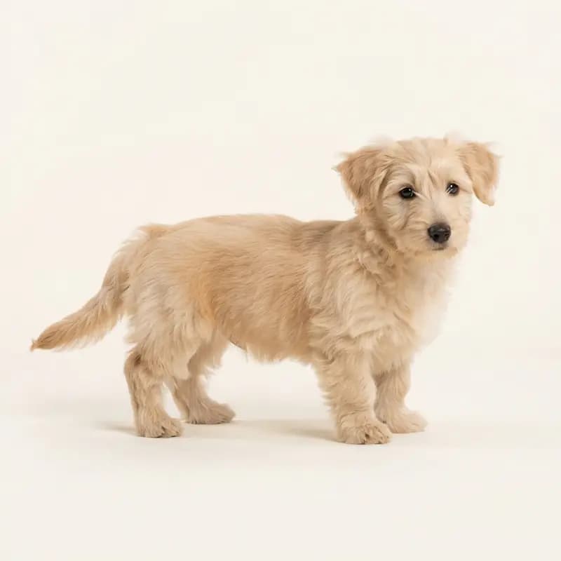 Skye Terrier Welpe in Crème