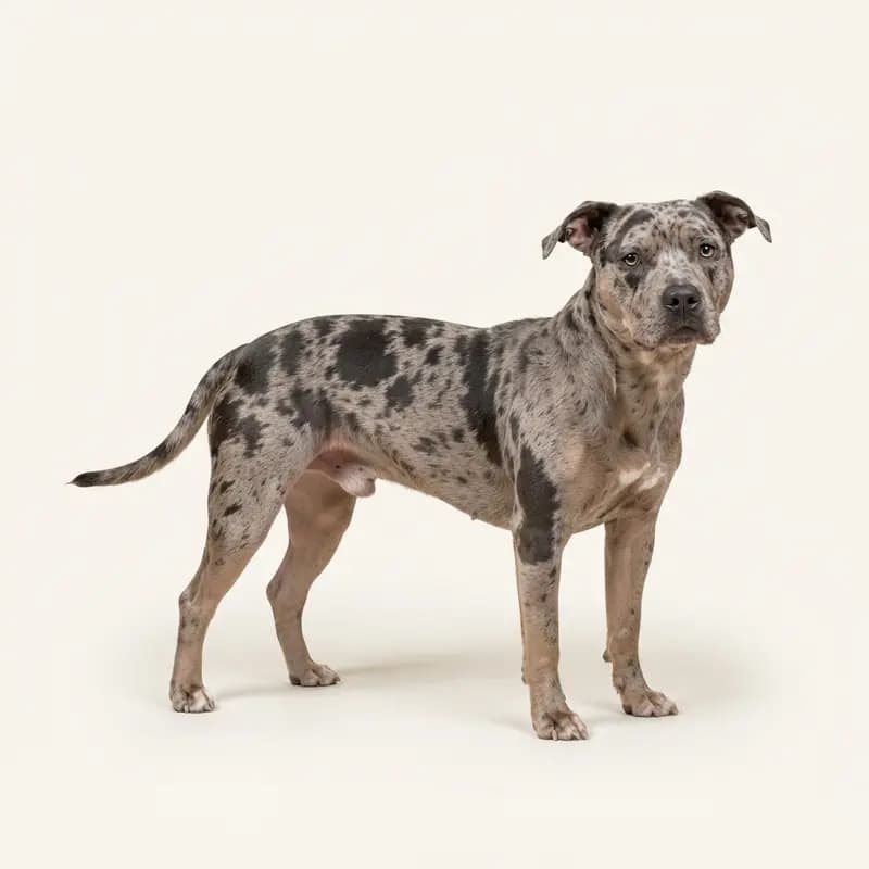Volwassen Amerikaanse Pitbullterriër in Merle