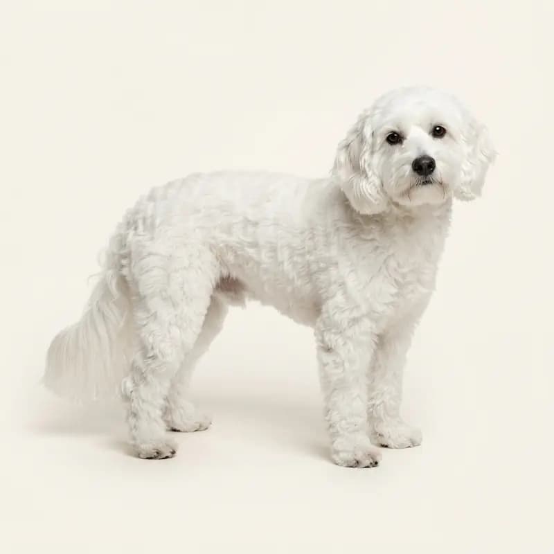 Volwassen Cockapoo in Wit