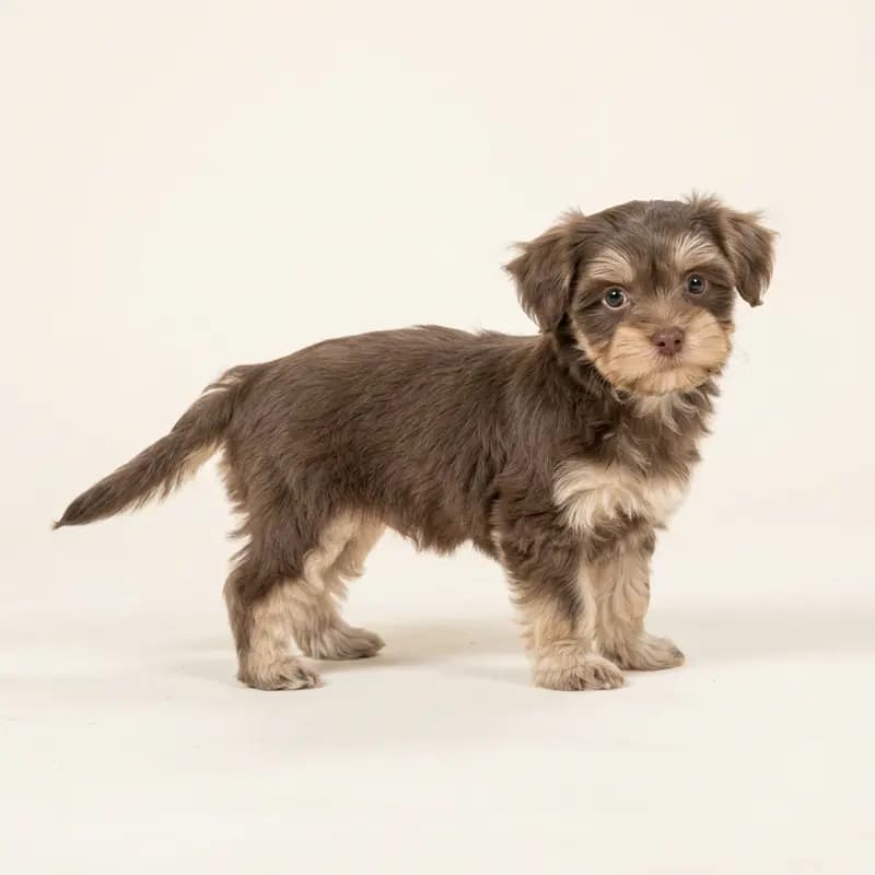 Morkie Welpe in Tofarvet