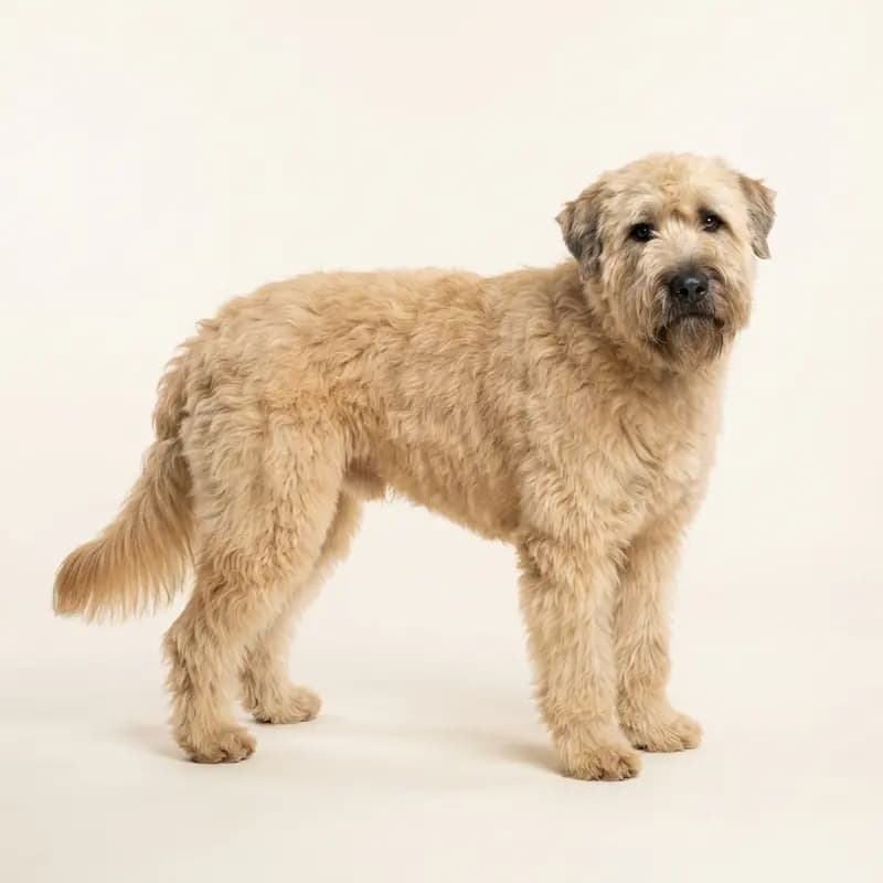 Voksen Bouvier des Flandres i Fawn