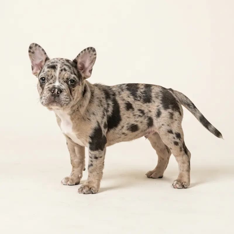 Frenchton Welpe in Merle