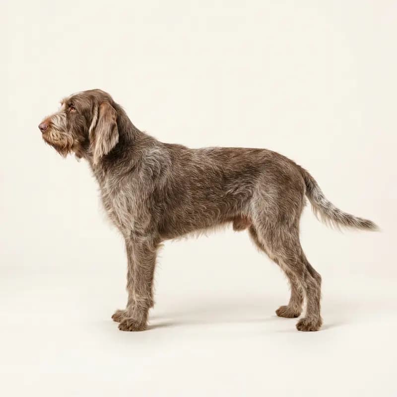 Spinone italien avec Poil mi-long
