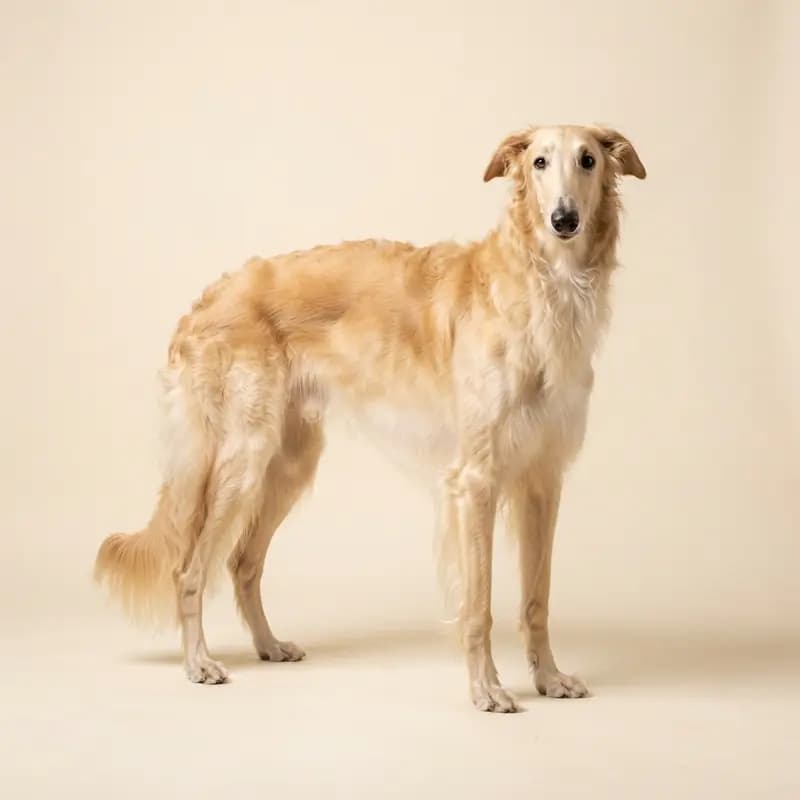 Volwassen Barzoi in Reekleur
