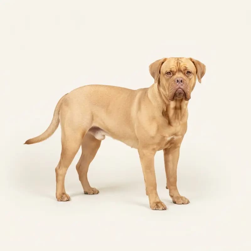 Volwassen Bordeauxdog in Reekleur