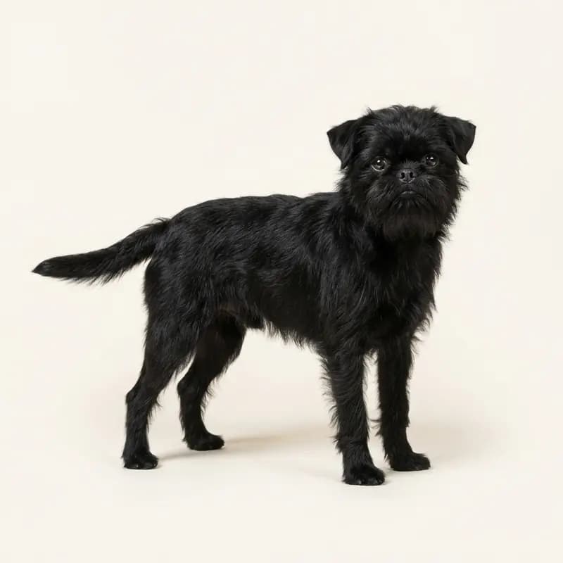 Voksen Affenpinscher i Sort