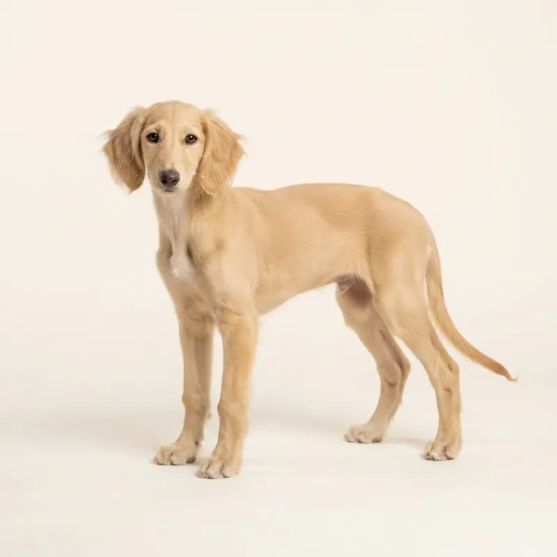 Saluki Welpe in Fawn
