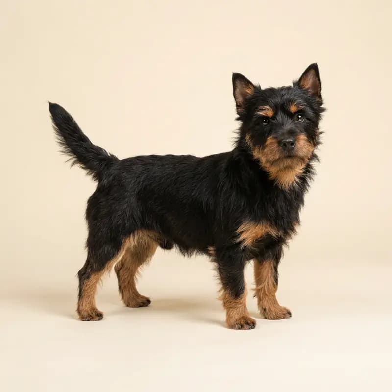 Voksen Cairn Terrier i Sort med tan