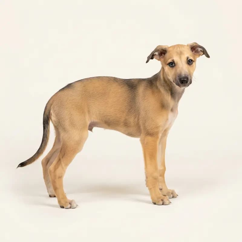 Whippet Welpe in Sable