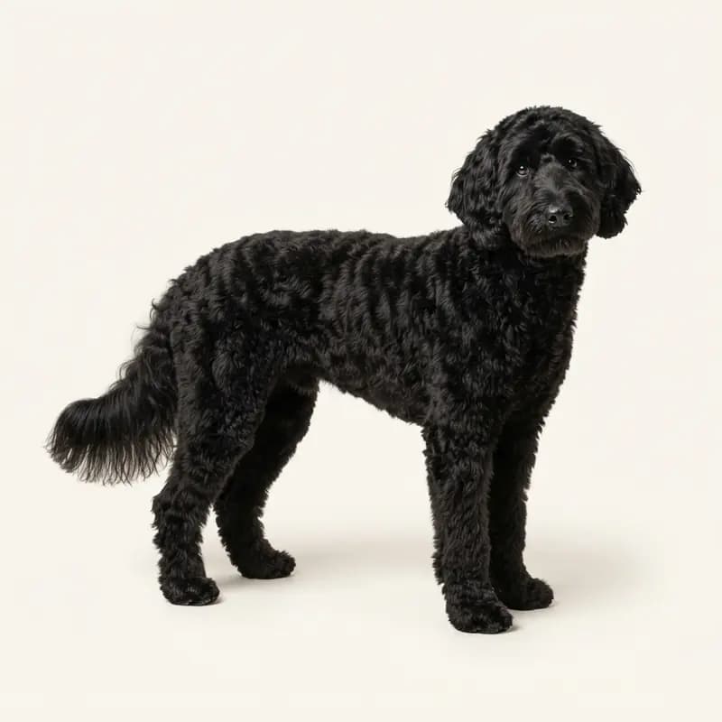 Goldendoodle adulte en Noir