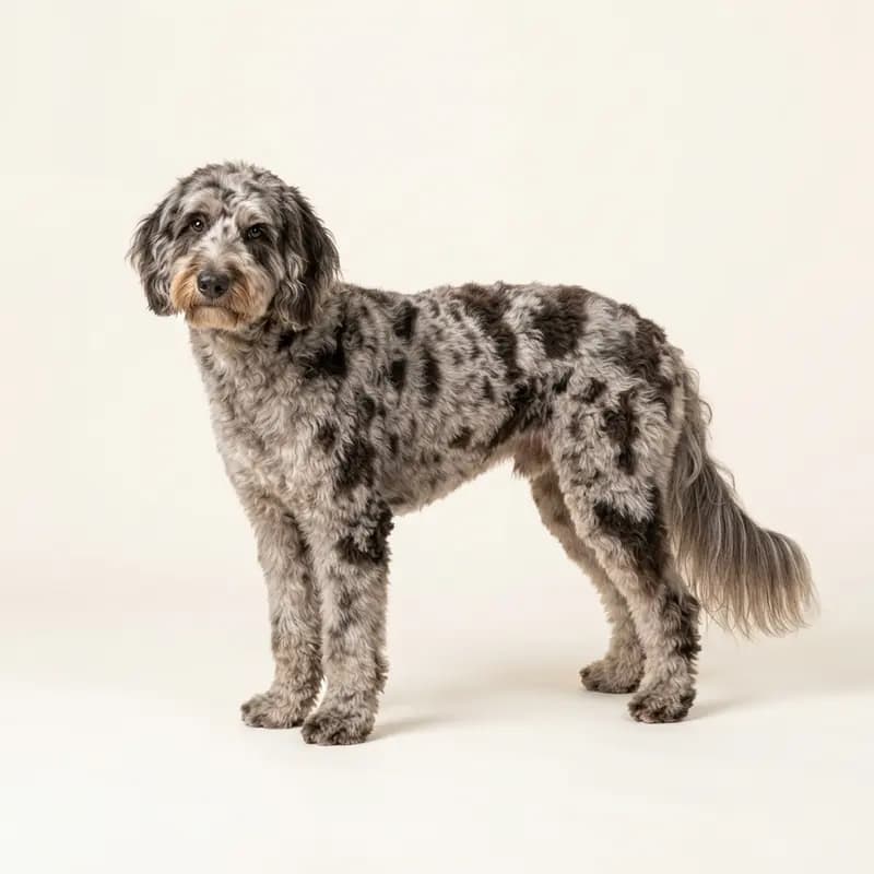 Labradoodle australien adulte en Merle