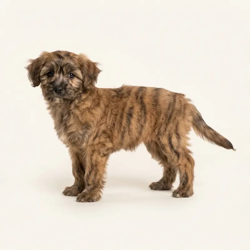 Petit chien lion Welpe in Bringé