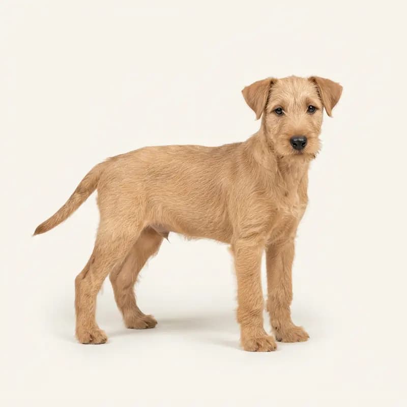 Irsk terrier Welpe in Hvedefarvet