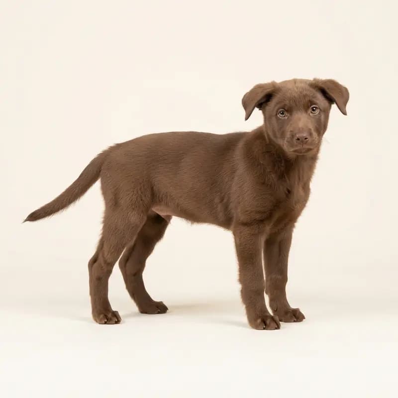 Koolie (australsk Koolie) Welpe in Brun