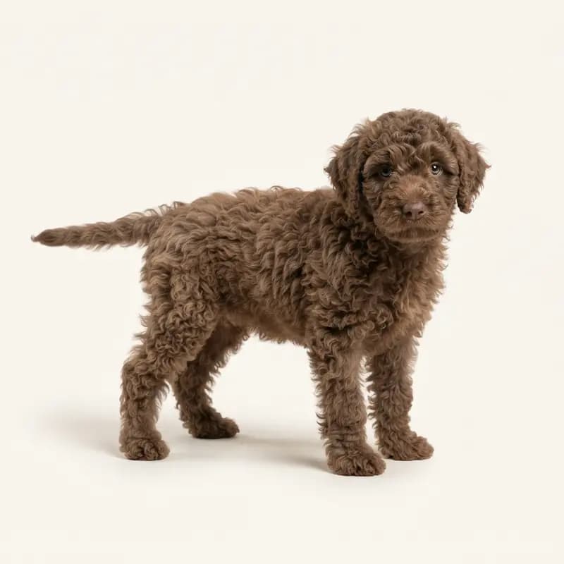Lagotto Romagnolo Welpe in Kahverengi
