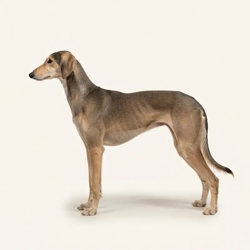 Saluki med Korthåret