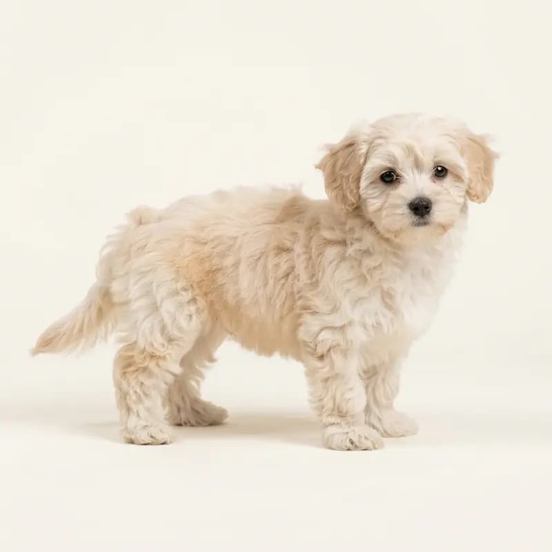 Bolonka Zwetna (national race) Welpe in Creme