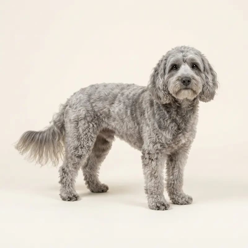 Volwassen Cockapoo in Zilver