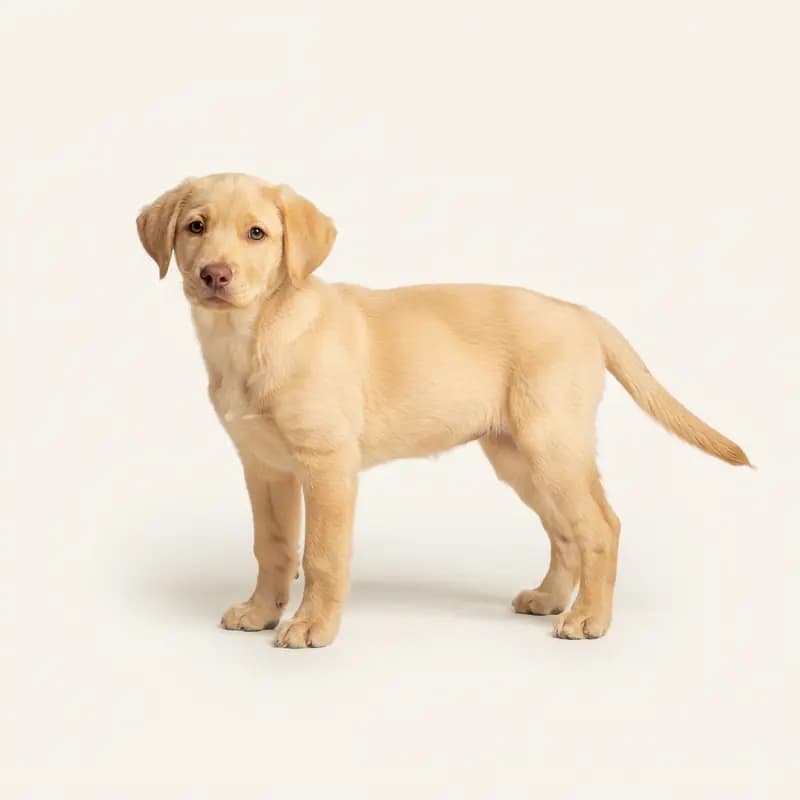 Aussiedor (Australische herder x labrador) Welpe in Geel
