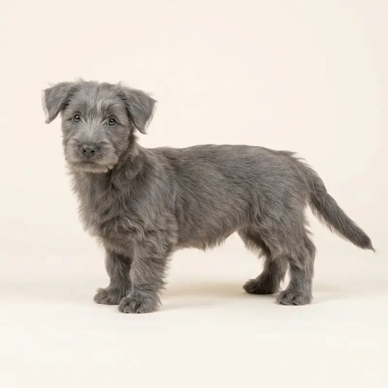 Skye Terrier Welpe in Gris