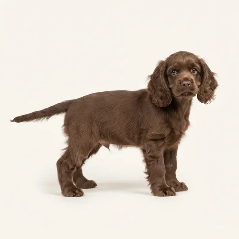 Amerikansk Cocker Spaniel Welpe in Brun