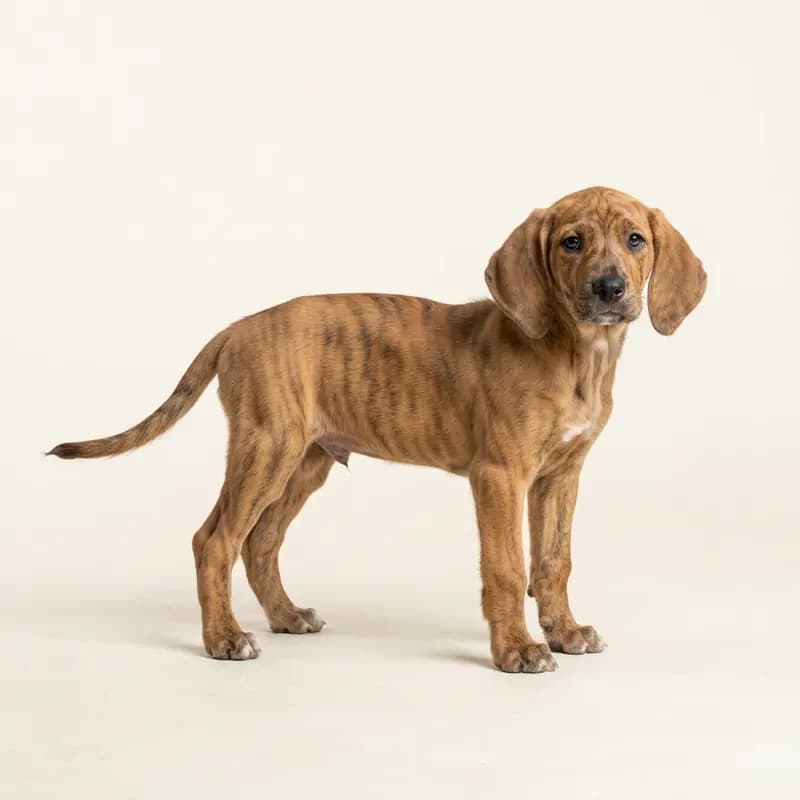İngiliz Coonhound Welpe in Çizgili (brindle)