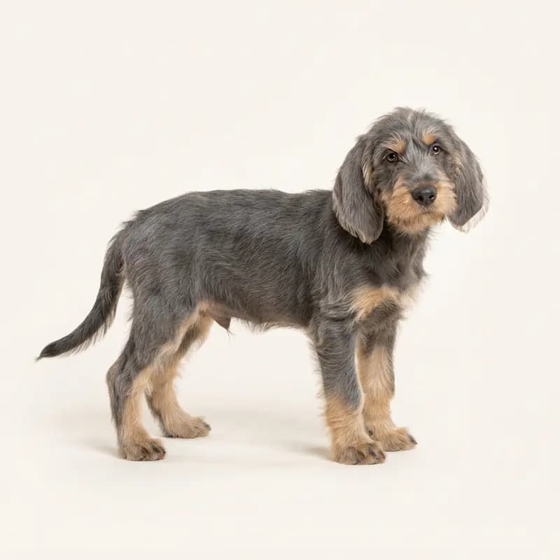 Otterhound Welpe in Blå med tan