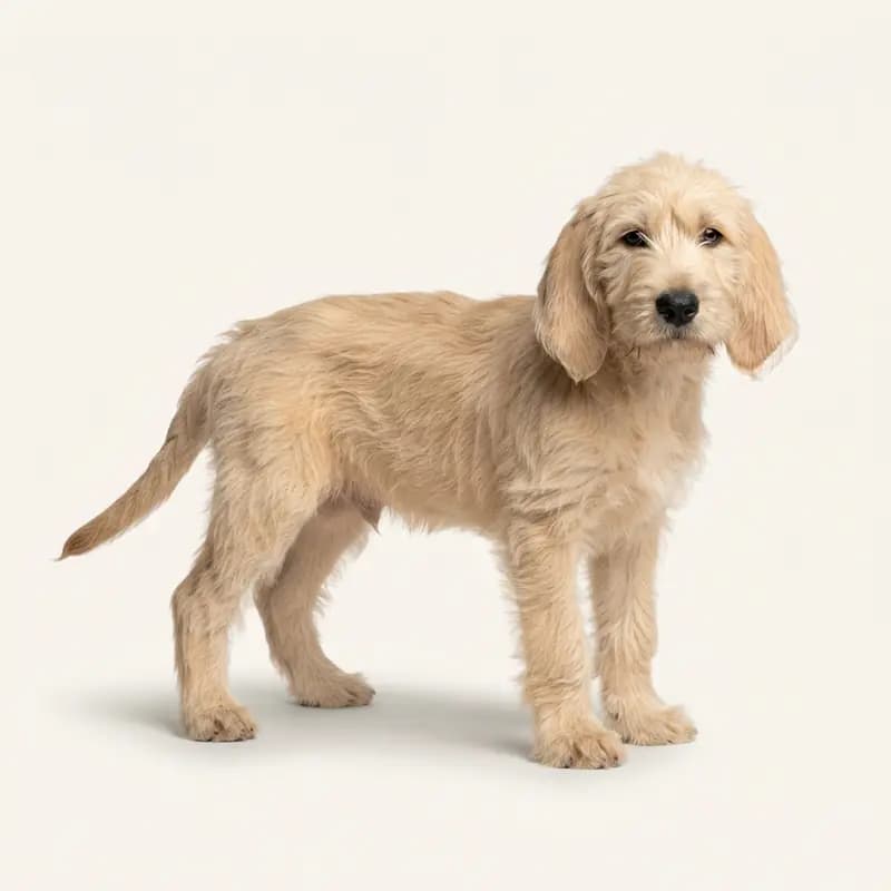 Otterhound Welpe in Hvedefarvet