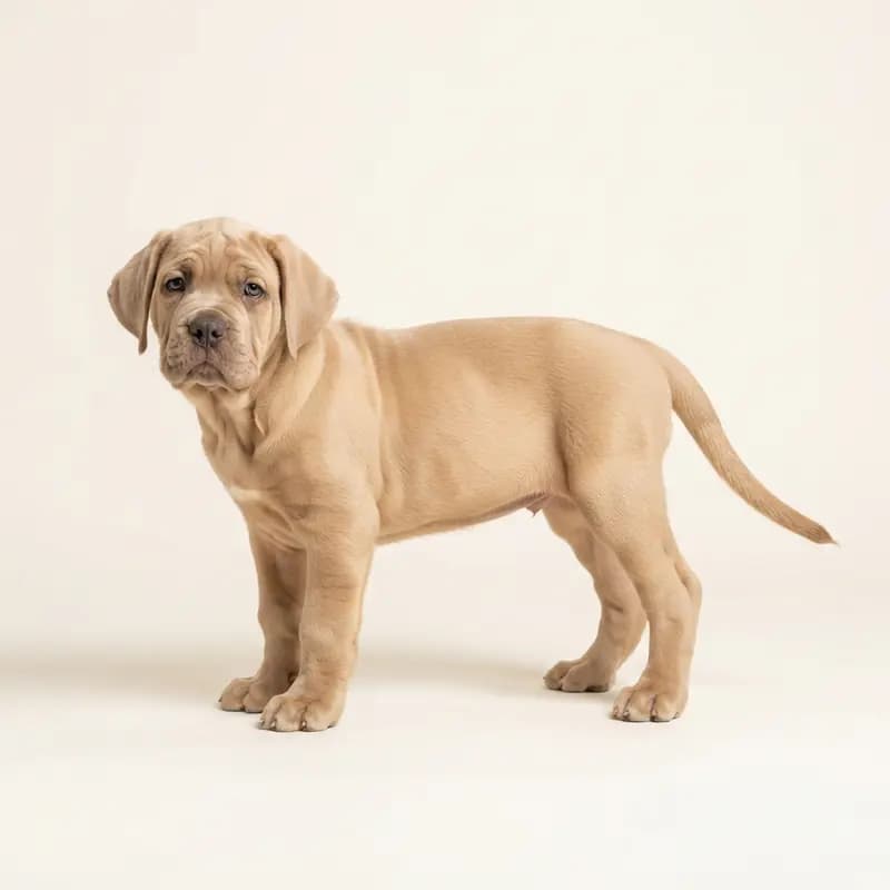 Mastino Napoletano Welpe in Reekleur