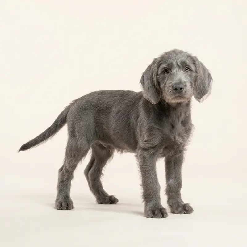 Otterhound Welpe in Blå