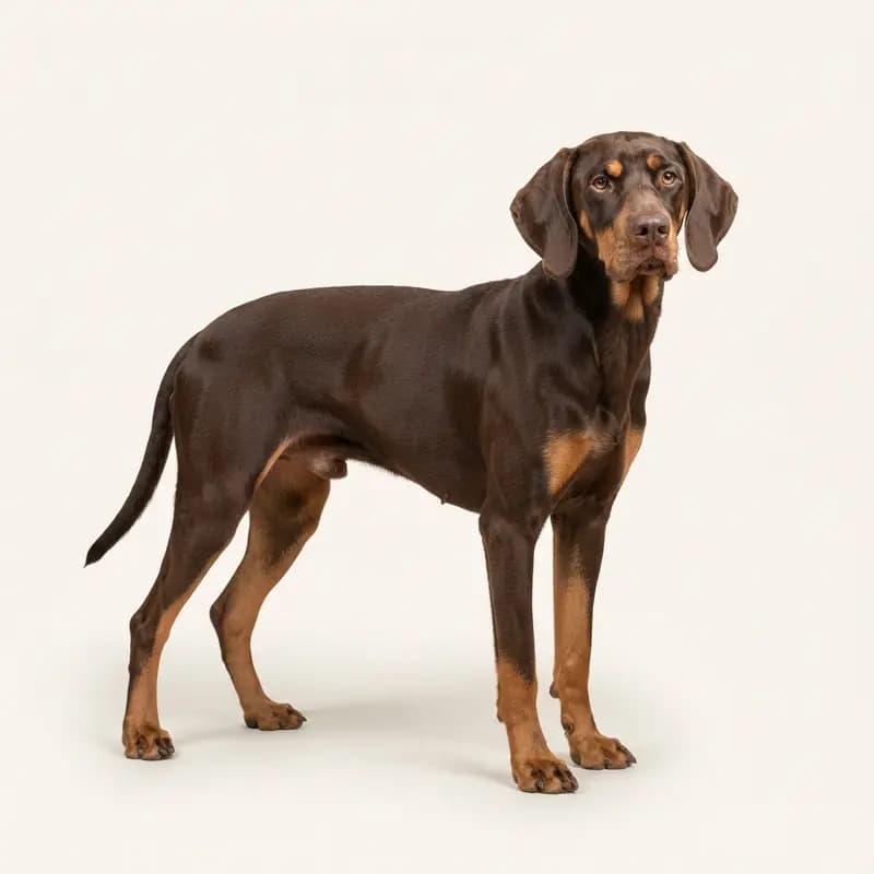 Volwassen Braque francais, type Gascogne in Bruin met tan