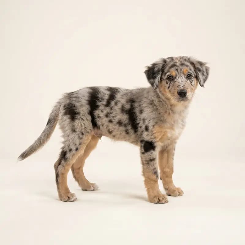 Blandingshund Welpe in Merle
