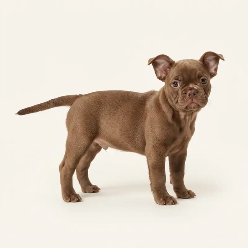 Frenchton Welpe in Brun