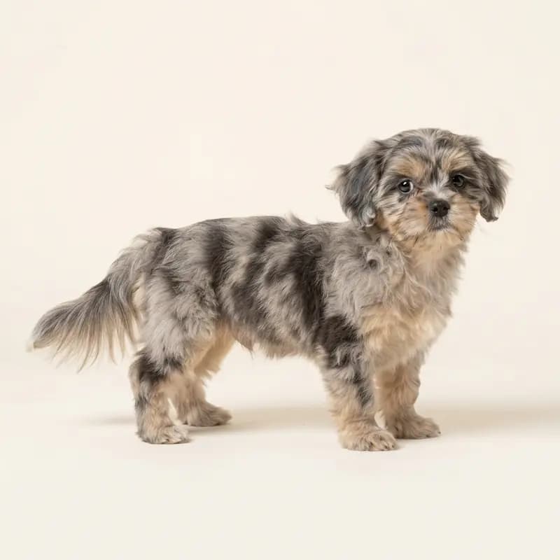 Shih Tzu Welpe in Merle