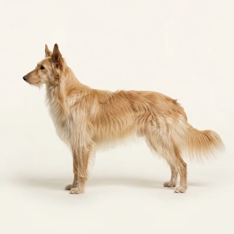 Uzun tüy tüy tipine sahip Podenco Andaluz