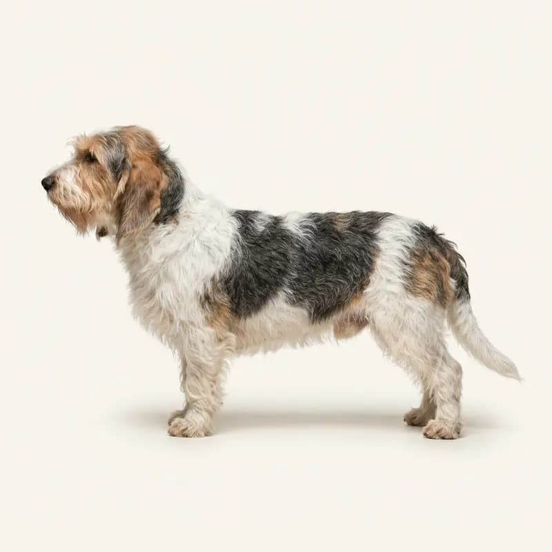Grand Basset Griffon Vendéen met Ruwharig