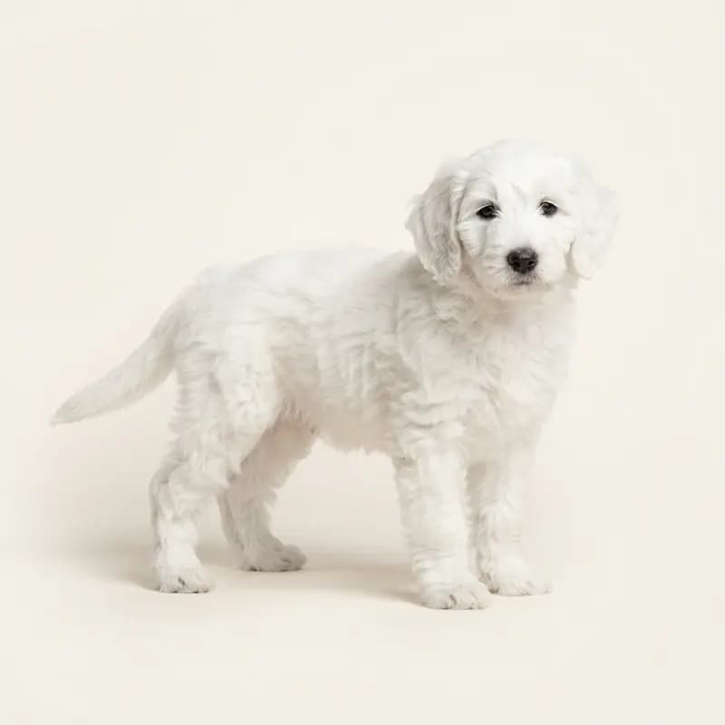 Labradoodle australien Welpe in Blanc