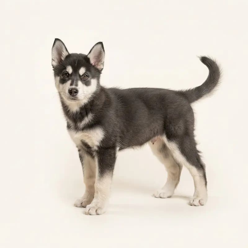 Husky d'Alaska Welpe in Bicolore