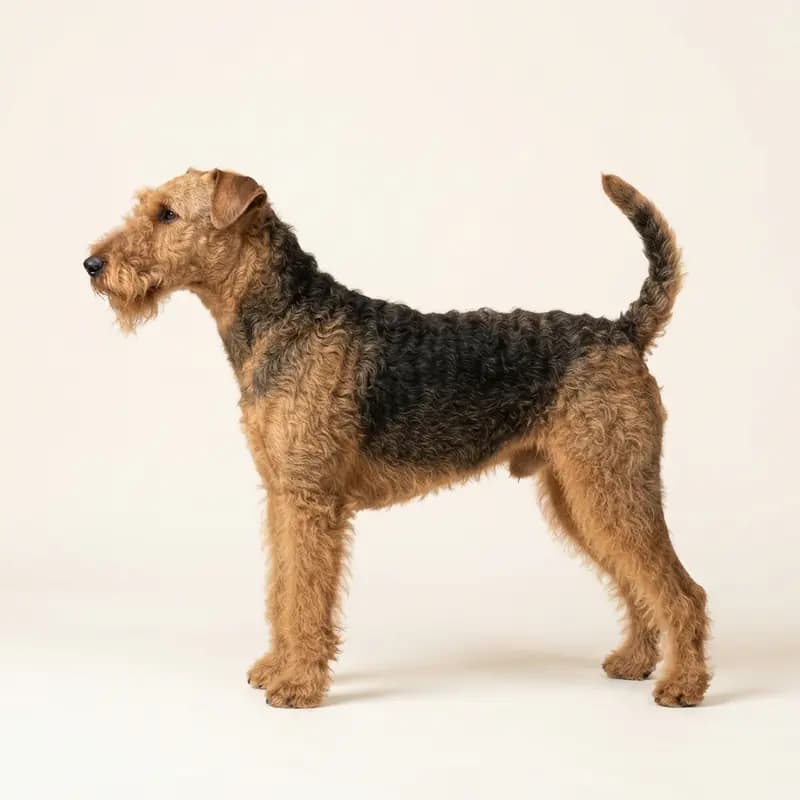 Airedale Terrier med Strithåret