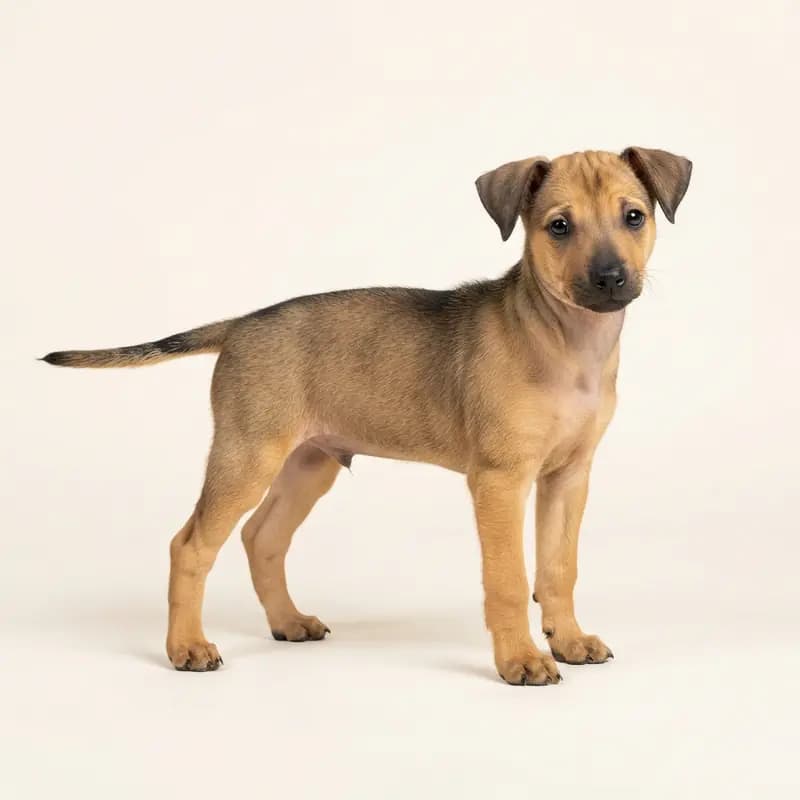 Amerikansk hårløs terrier Welpe in Sable