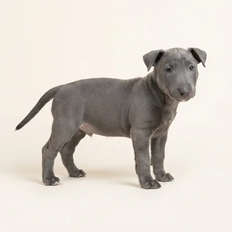 Bull Terrier miniature Welpe in Bleu