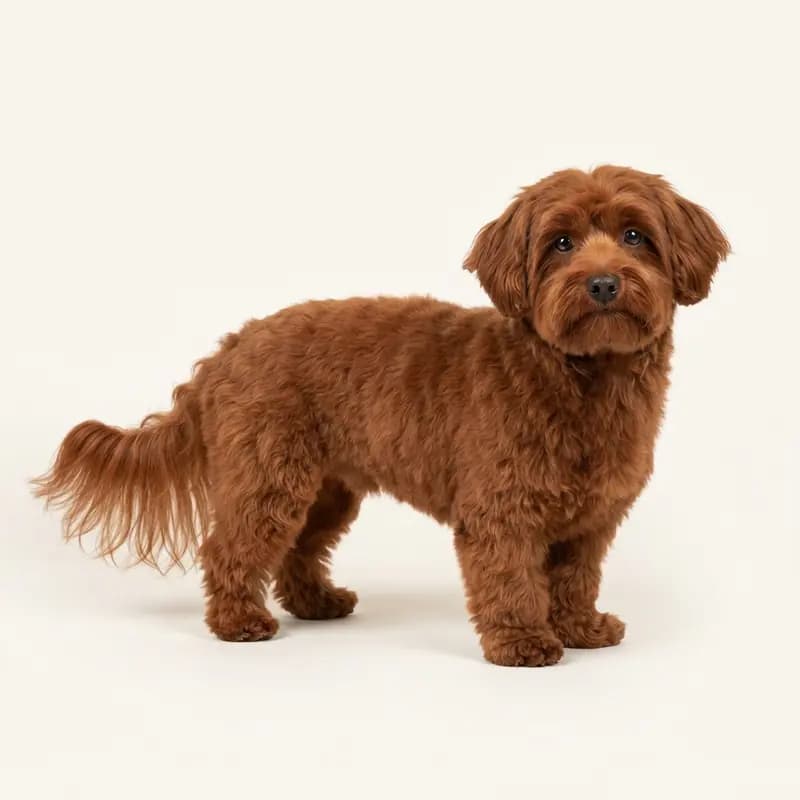 Bichon Havanais adulte en Rouge