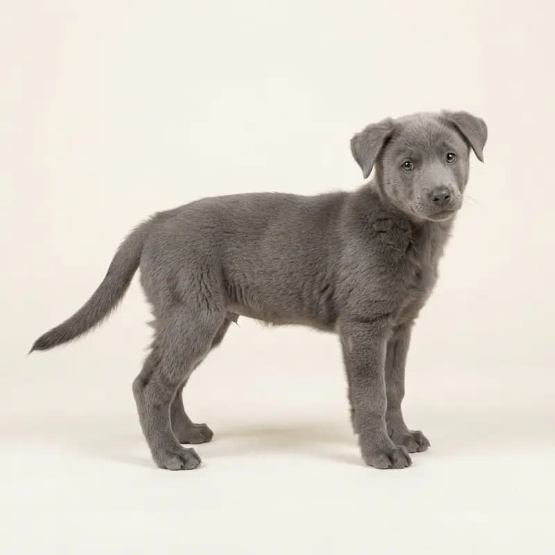 Husky d'Alaska Welpe in Gris