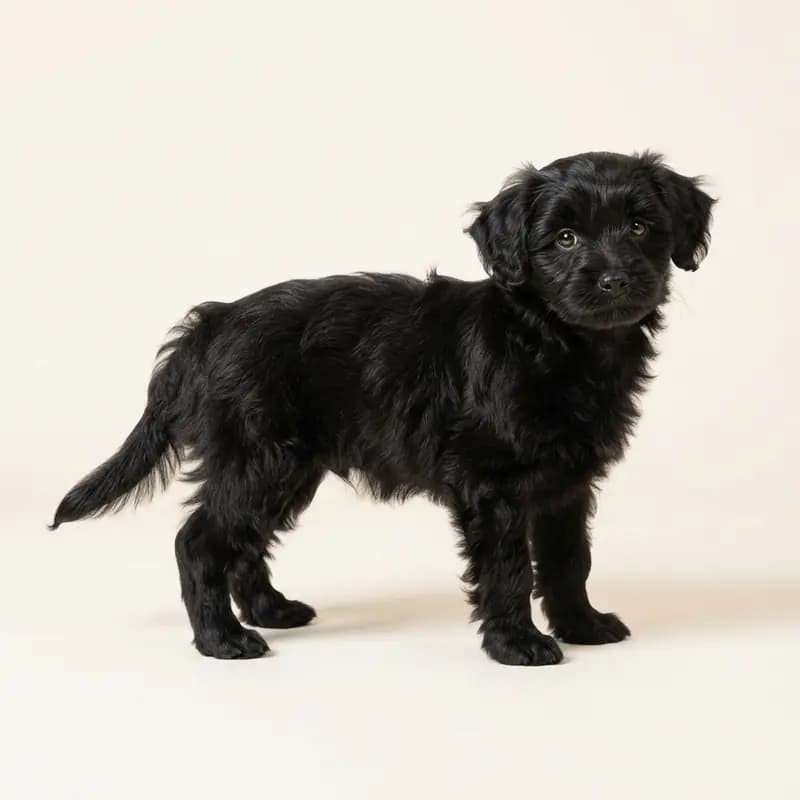 Pomapoo Welpe in Sort