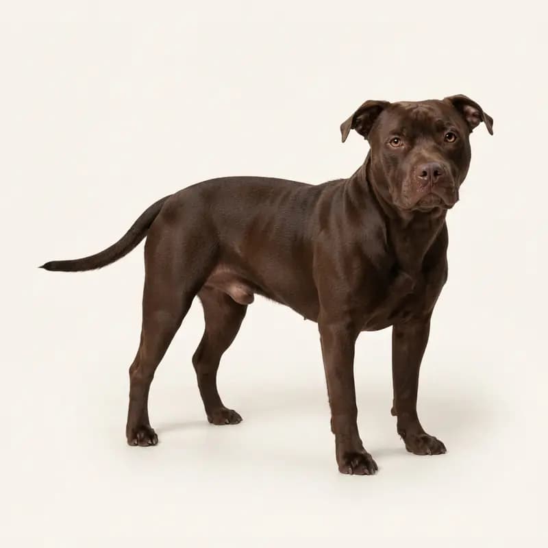 American Bully adulte en Chocolat
