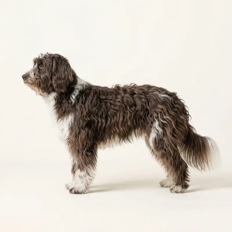 Bordoodle med Langhåret