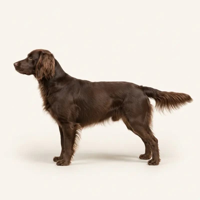 Chien d'oysel allemand avec Poil mi-long